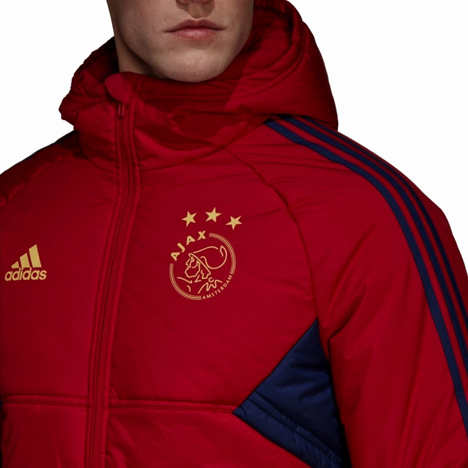 Ajax Amsterdam winter training bench jacket 2022/23 - Adidas fragrance
