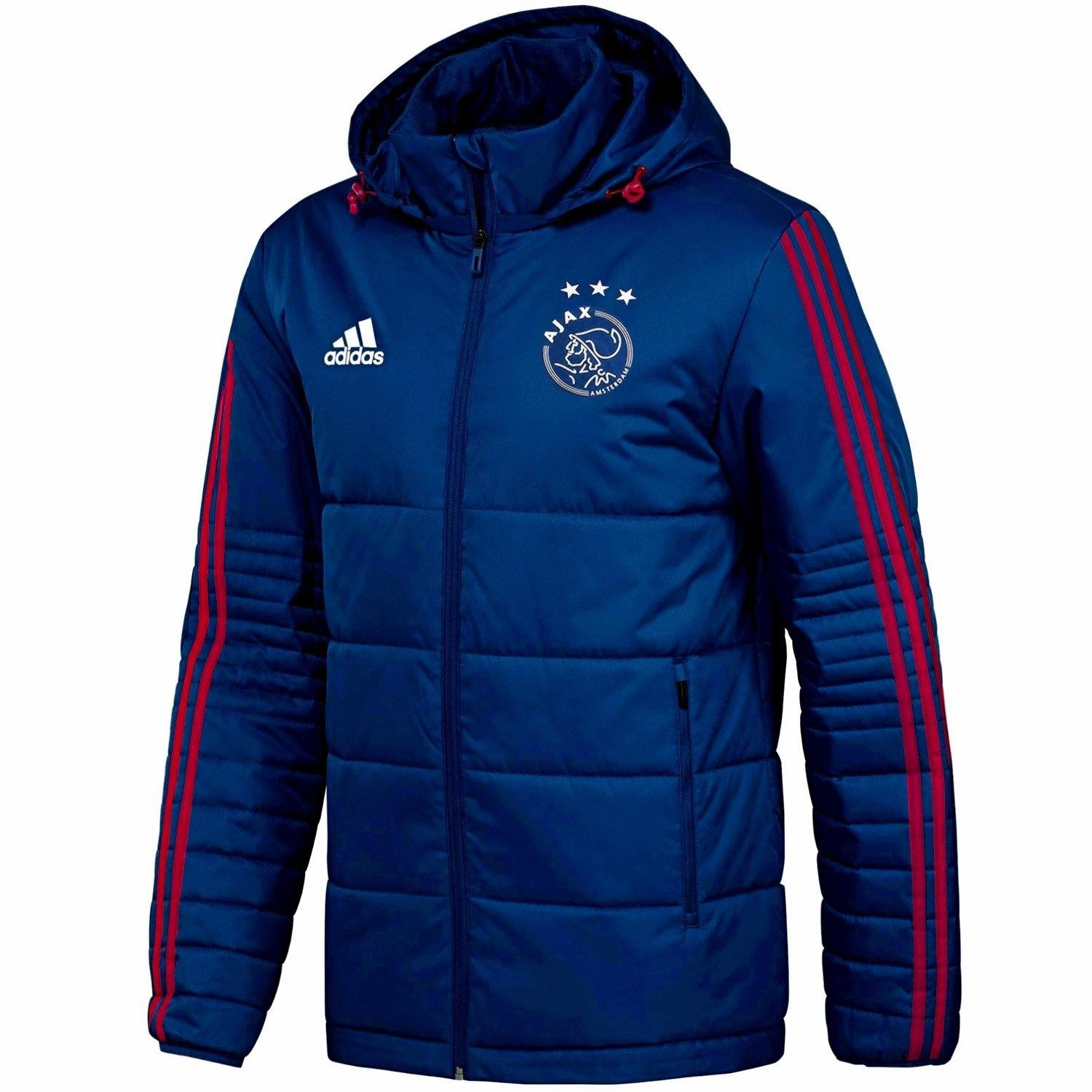 Ajax winter training bench soccer jacket 2018 - Adidas MultiPocket Design