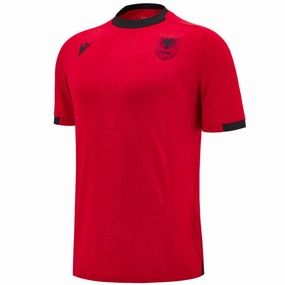 bazaar Tapered Silhouette Albania national team Home soccer jersey 2024/25 - Macron