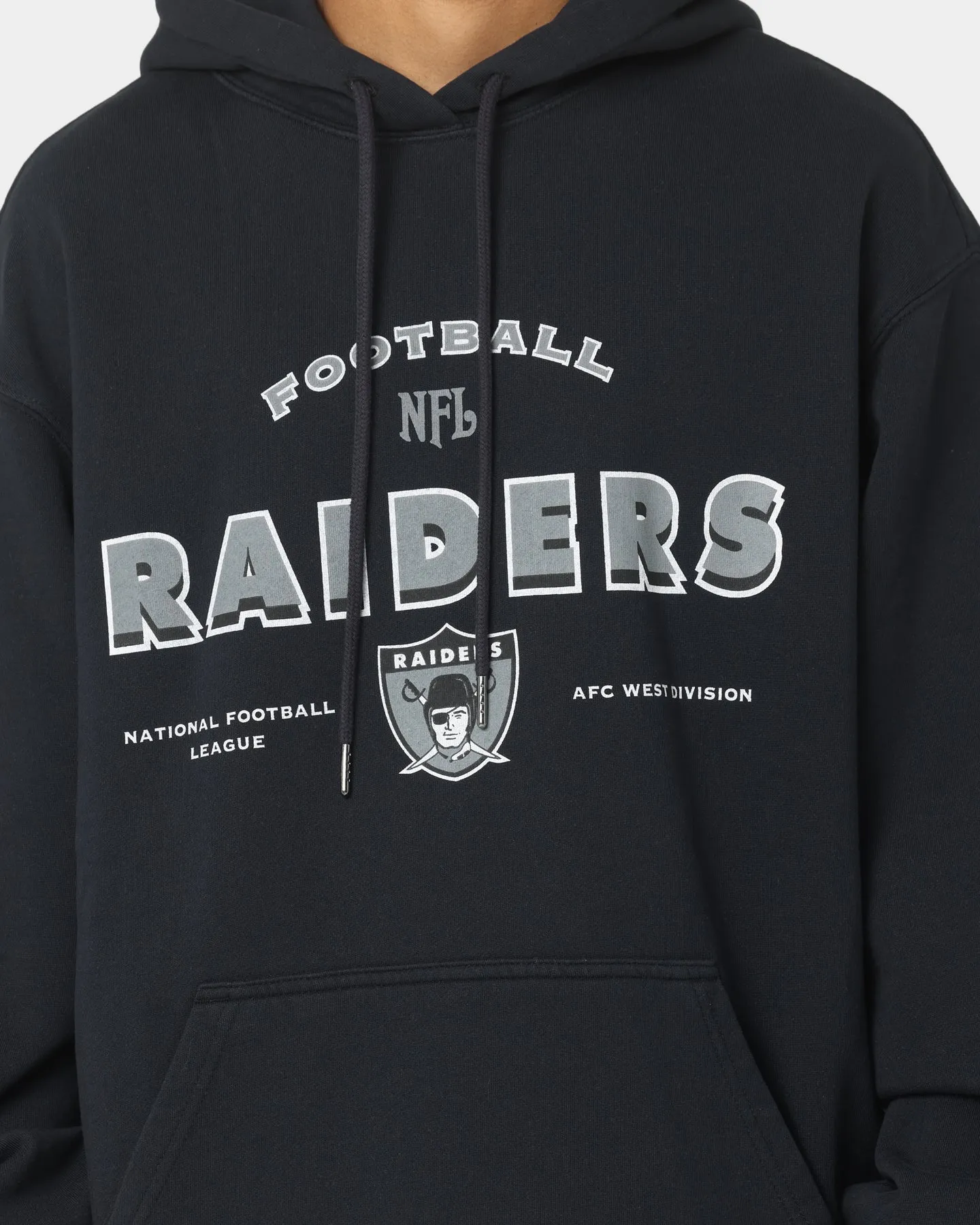 Commuter Fit Mitchell & Ness Las Vegas Raiders Vintage Superbowl Hoodie Faded Black