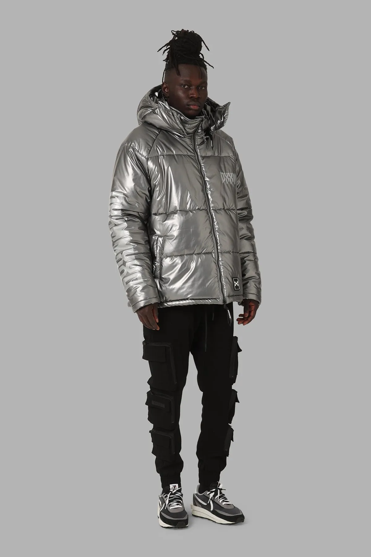 DXXMLife L-6 A Chrxme Puffer Jacket Silver city dwellers Contest