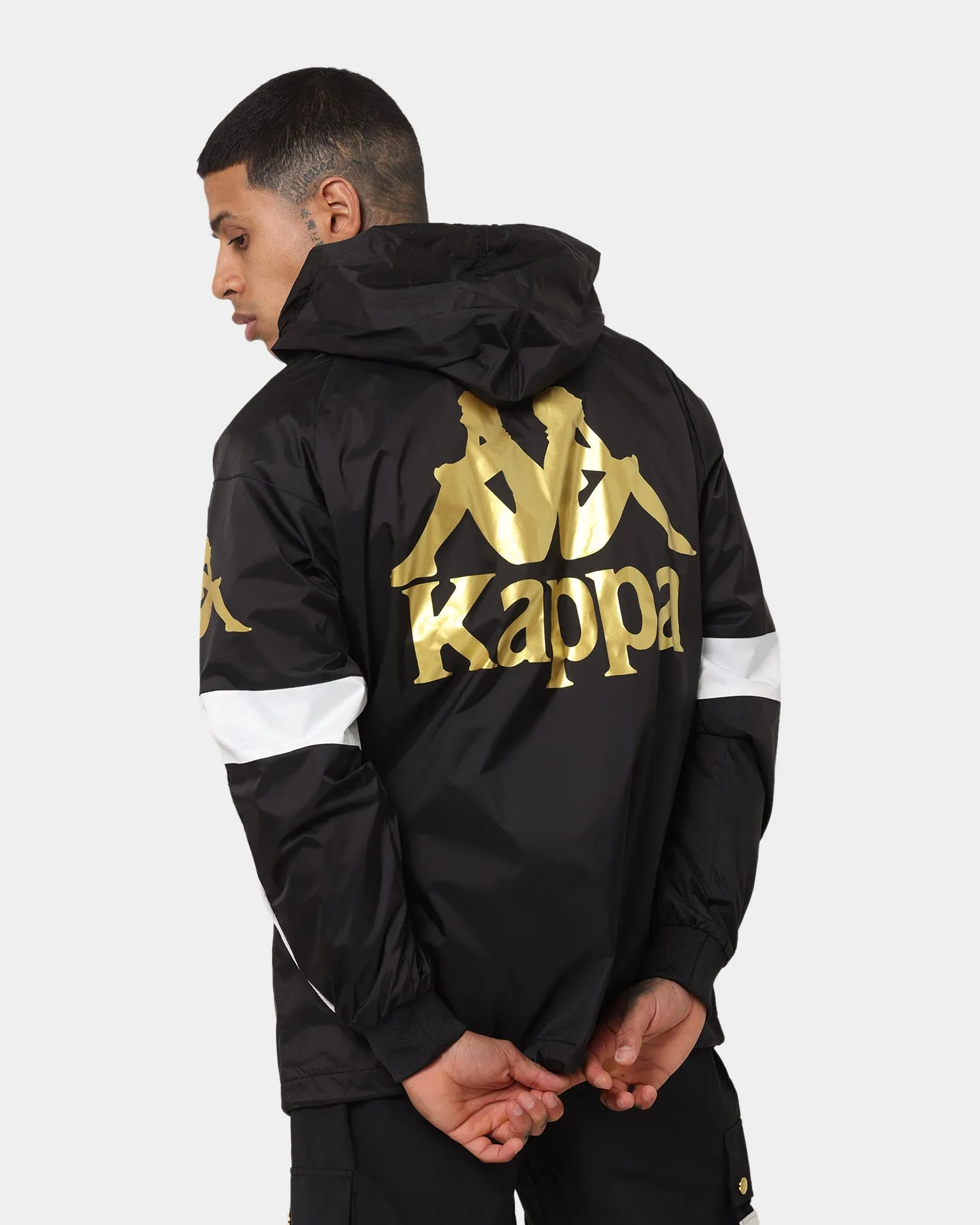 Kappa 222 Banda Dinos Jacket Black/Grey Vapor Grow