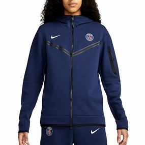 PSG Tech Fleece navy presentation Soccer tracksuit 2022/23 - Nike Compression Fit Design Reflective Safety Details