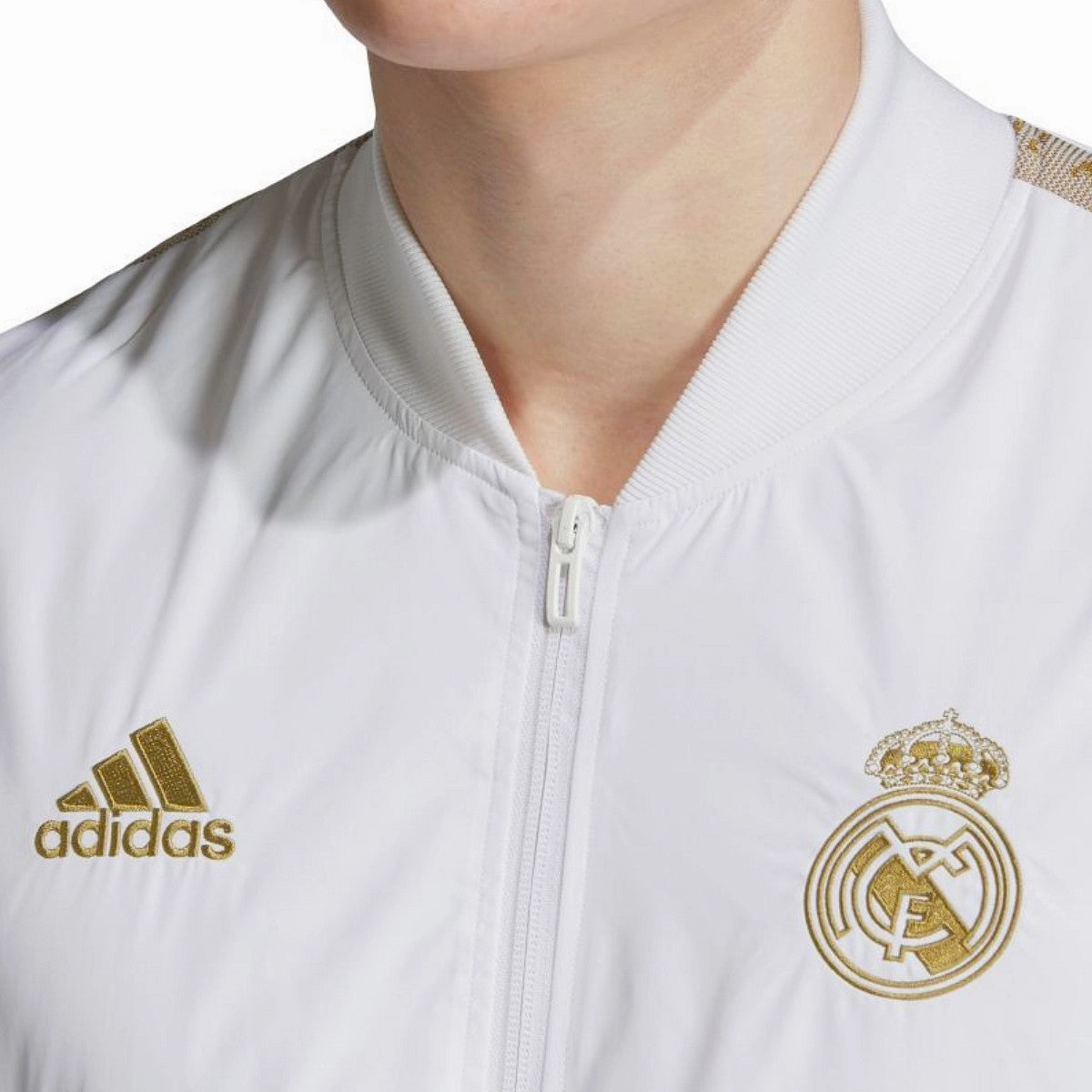hypoallergenic Real Madrid Anthem presentation jacket 2019/20 - Adidas