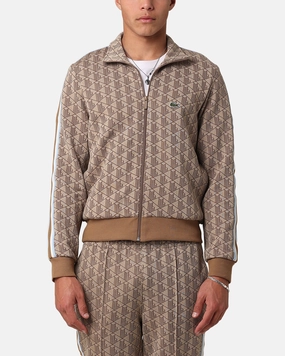 Withstand Stylish-design Lacoste Core Originals Monograms Track Jacket Croissant