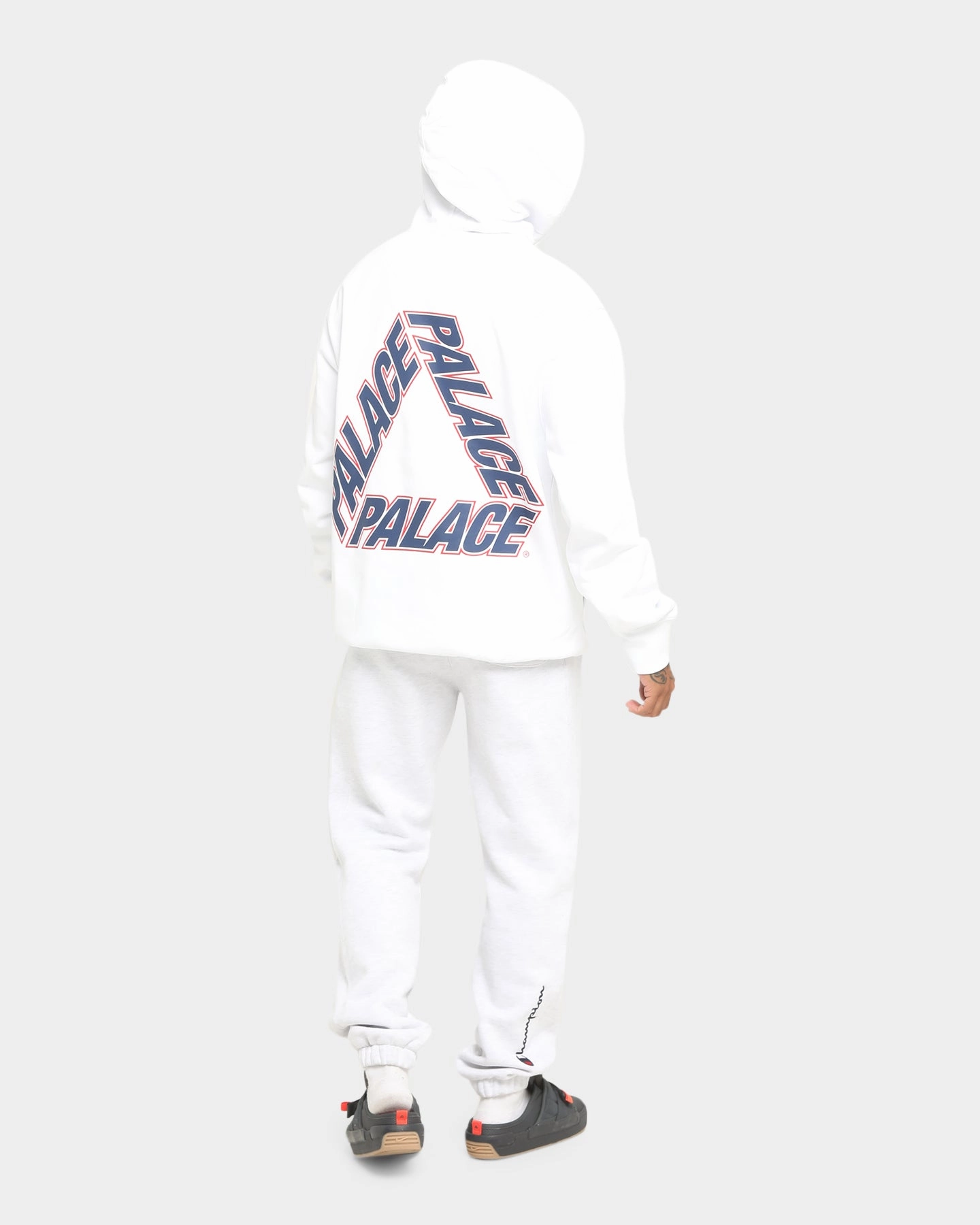 Discuss Palace P3 Team Hoodie White