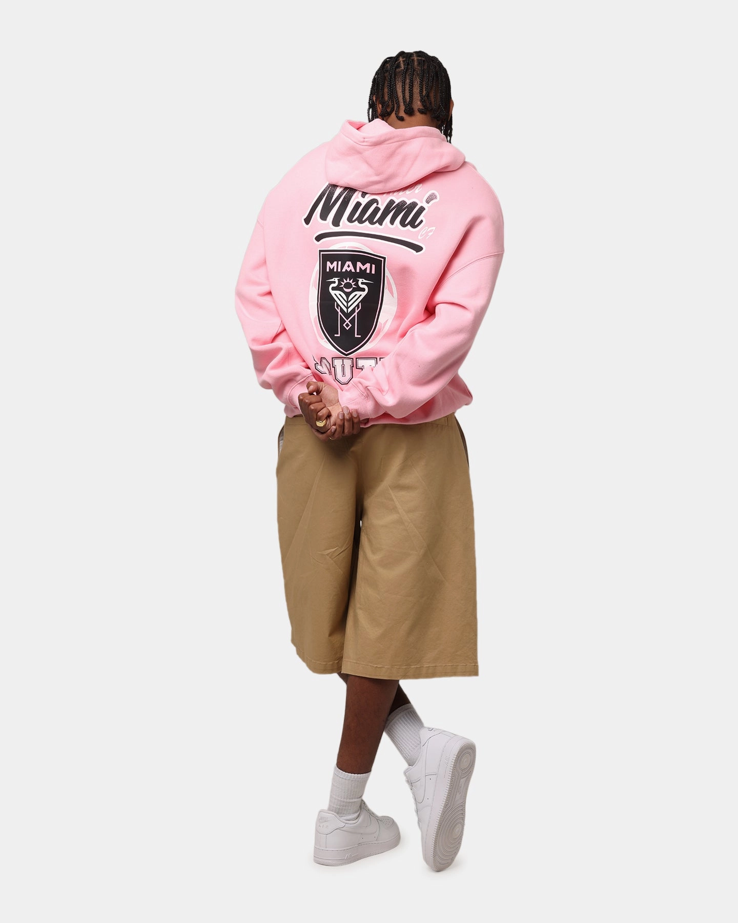 Mitchell & Ness Inter Miami CF Inaugural Year Hoodie Pink Mode Sense