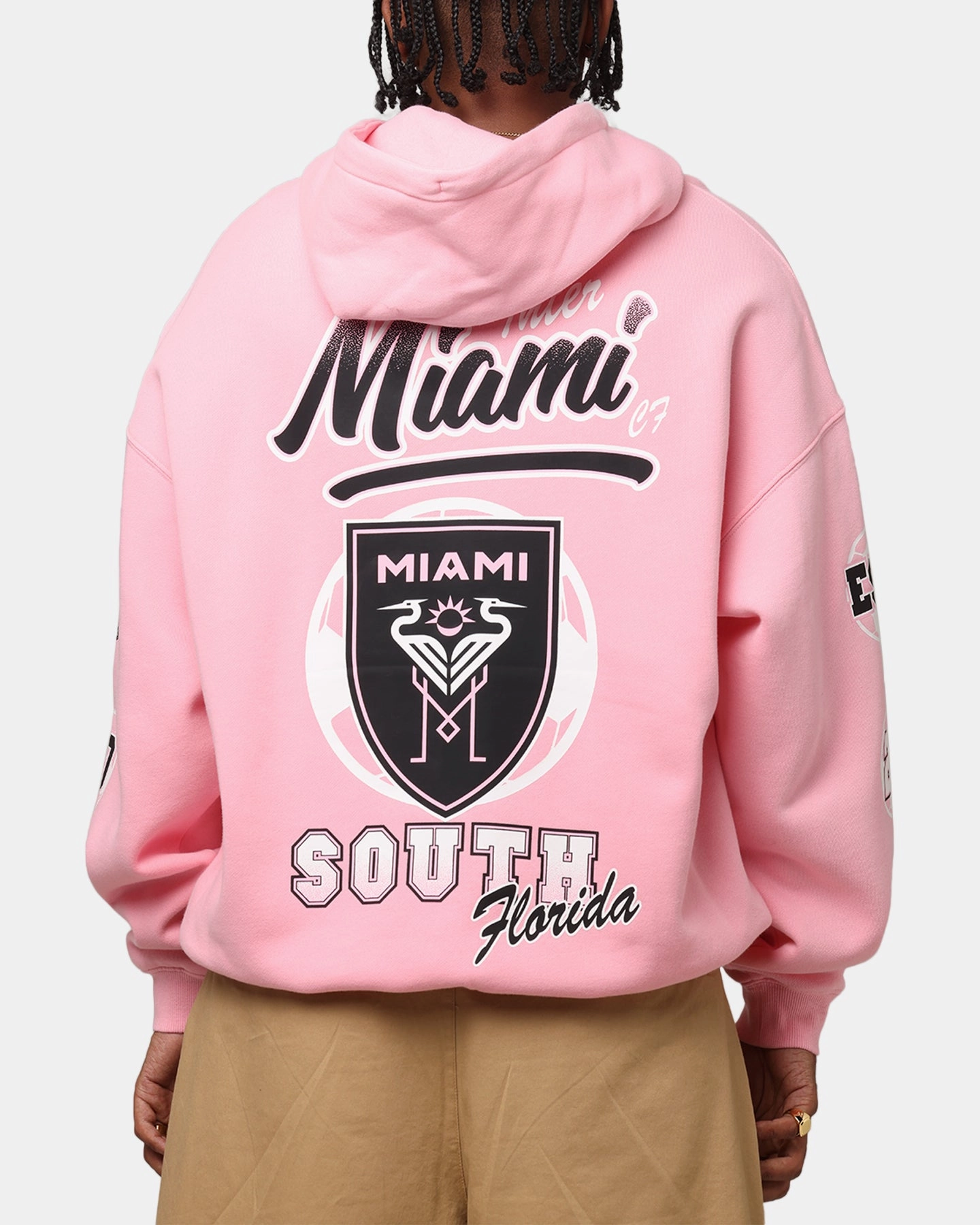 hooded feature Mitchell & Ness Inter Miami CF Inaugural Year Hoodie Pink