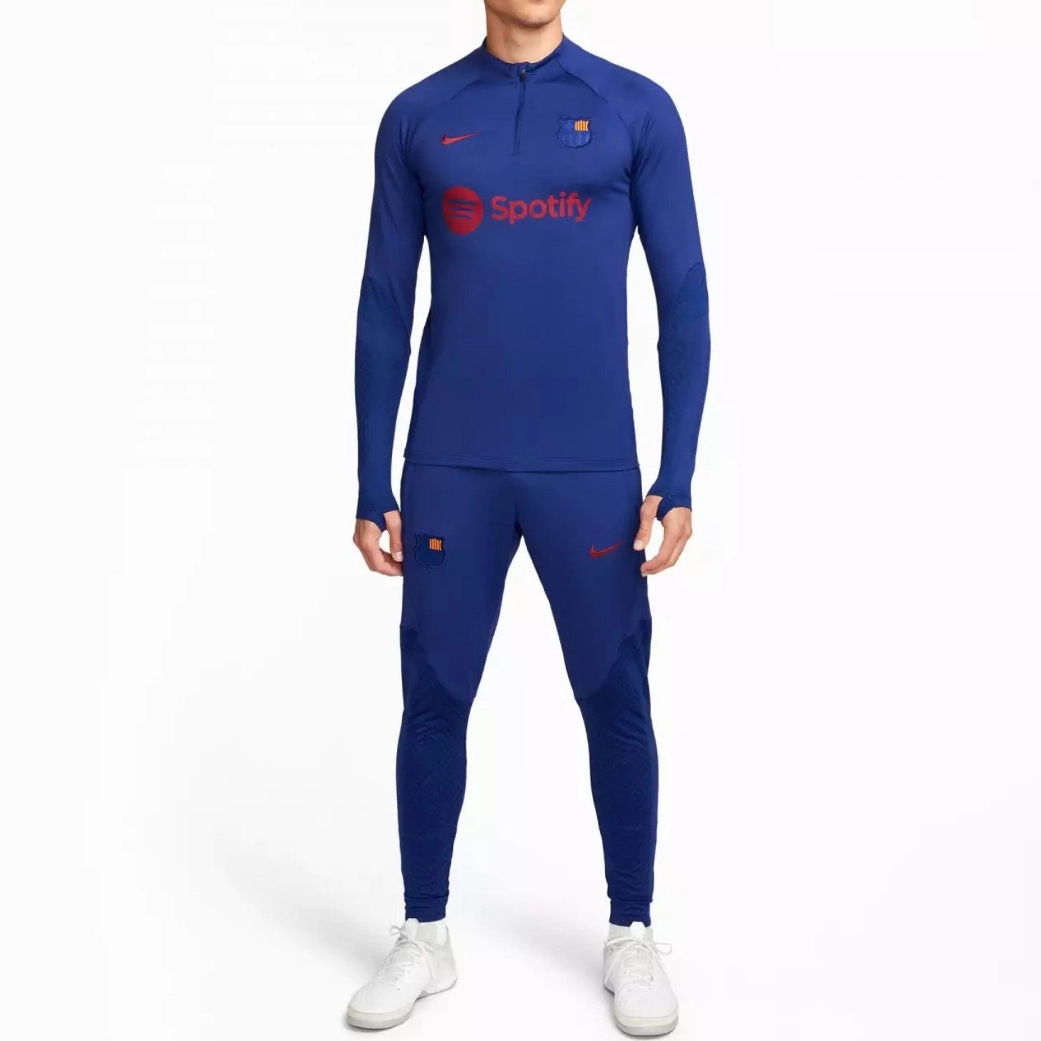 Movement-Ready Gear FC Barcelona blue training technical tracksuit 2023 - Nike