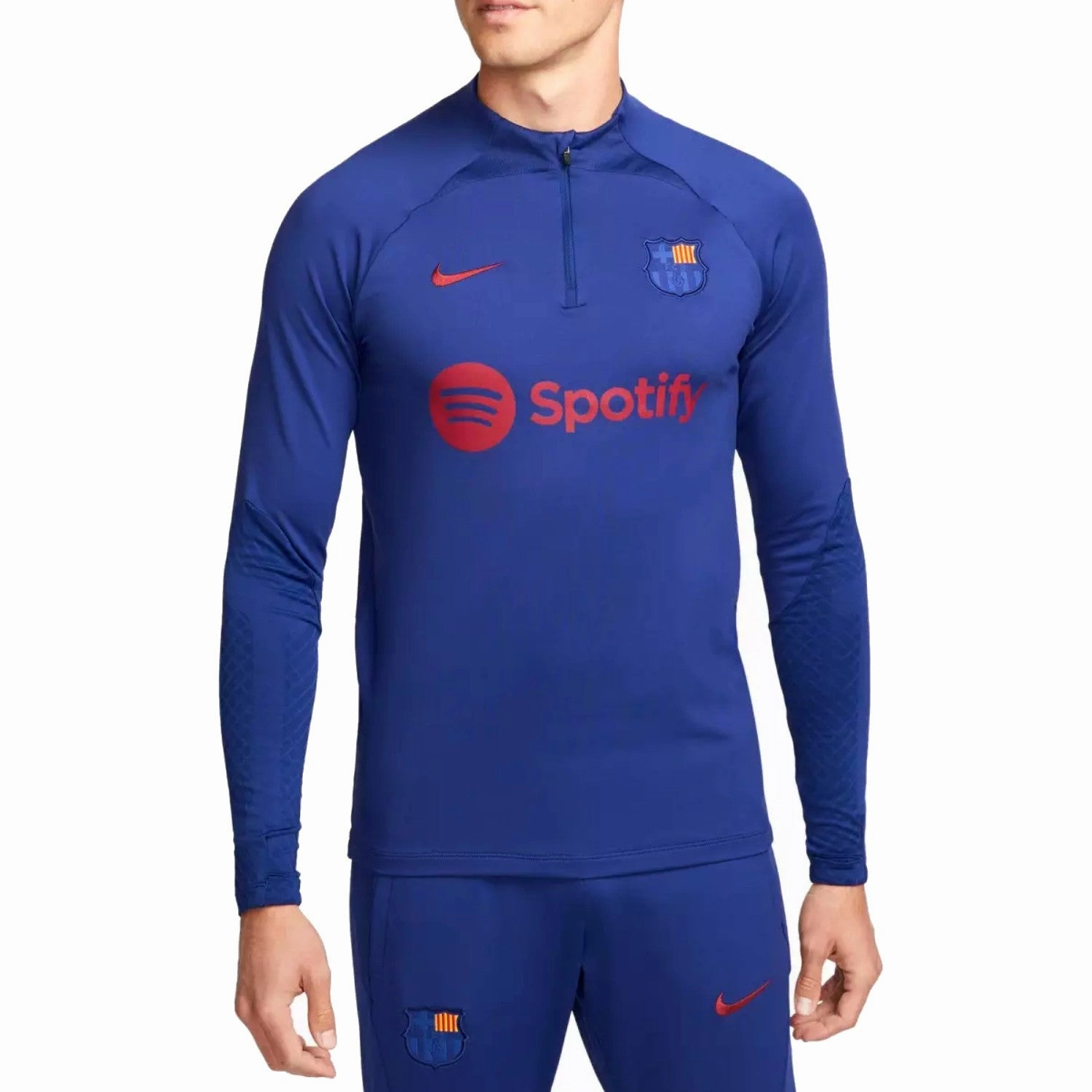 Lightweight insulation Ergonomic Articulated Cut FC Barcelona blue training technical tracksuit 2023 - Nike
