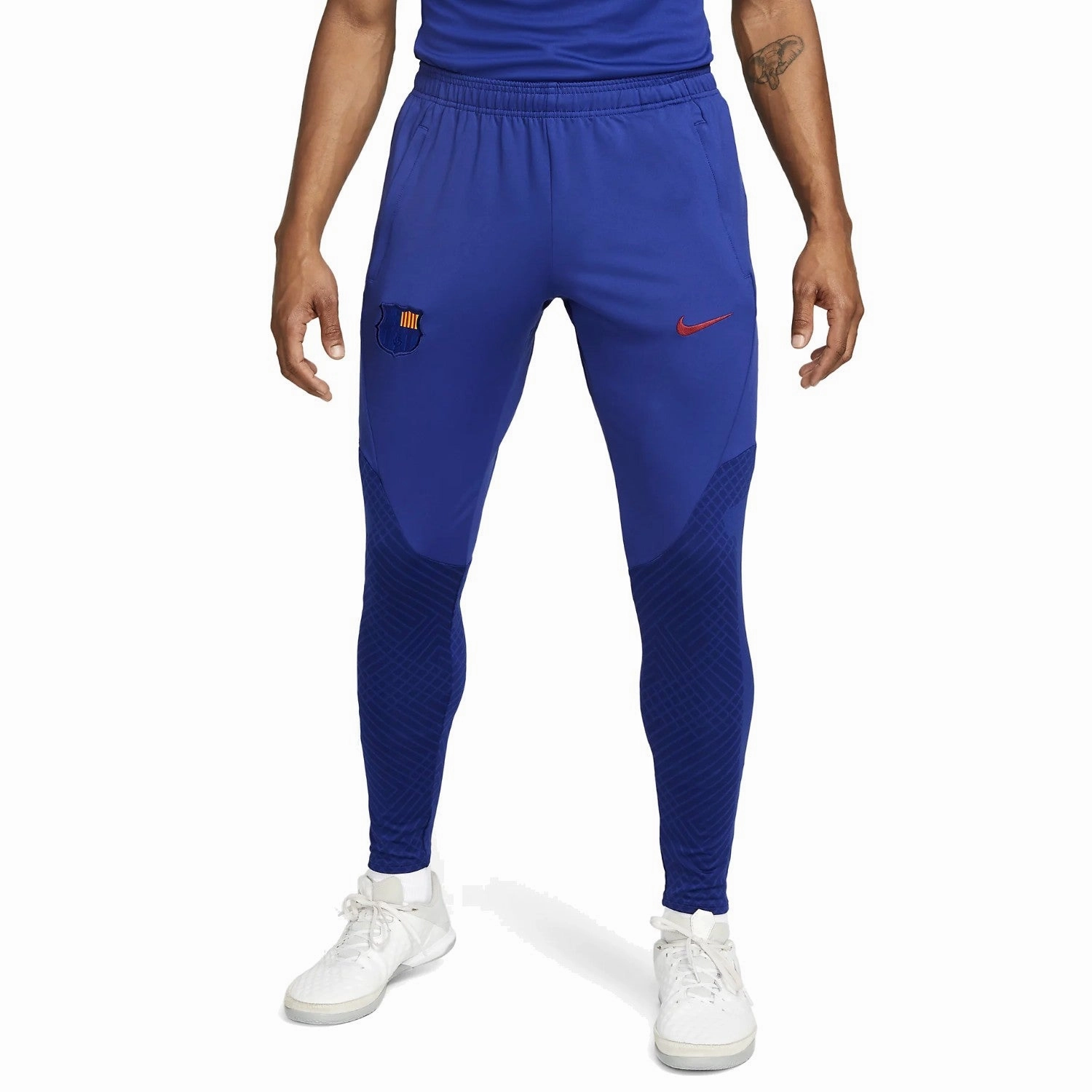 Tear-resistant fossil fuels FC Barcelona blue training technical tracksuit 2023 - Nike