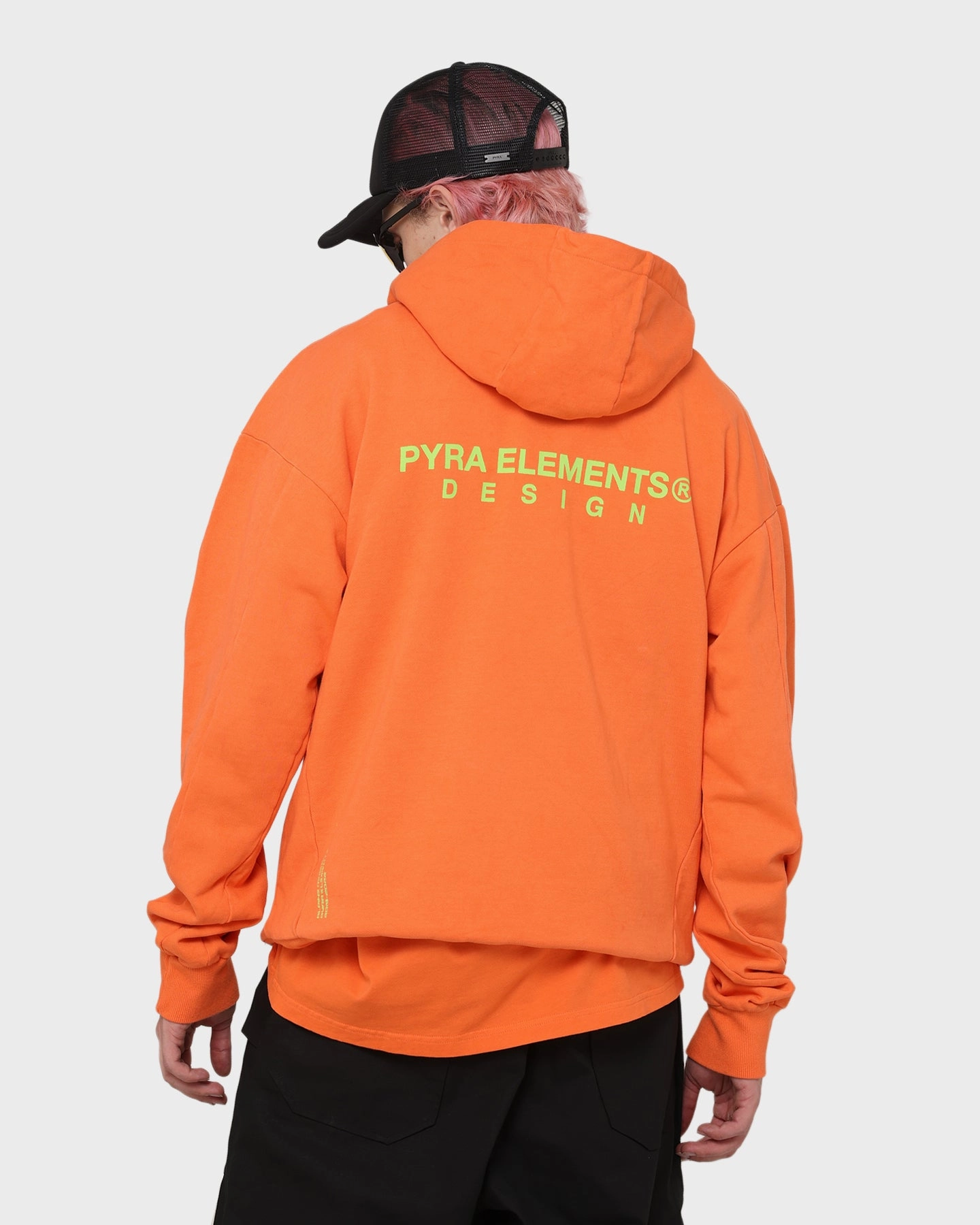 graduation party PYRA Design Logo Hoodie Orange