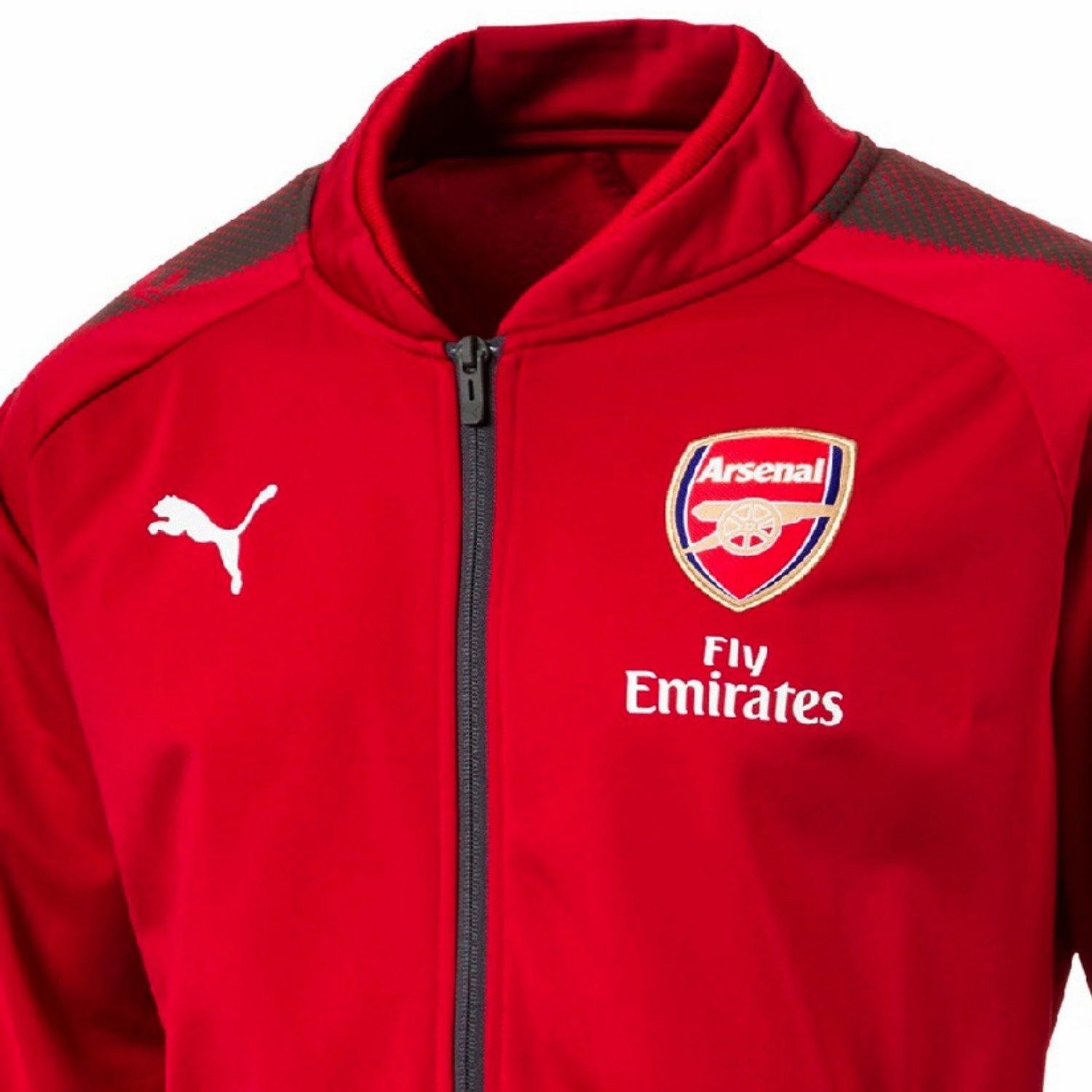 Arsenal training presentation soccer jacket 2017/18 red - Puma Multi Function Compression