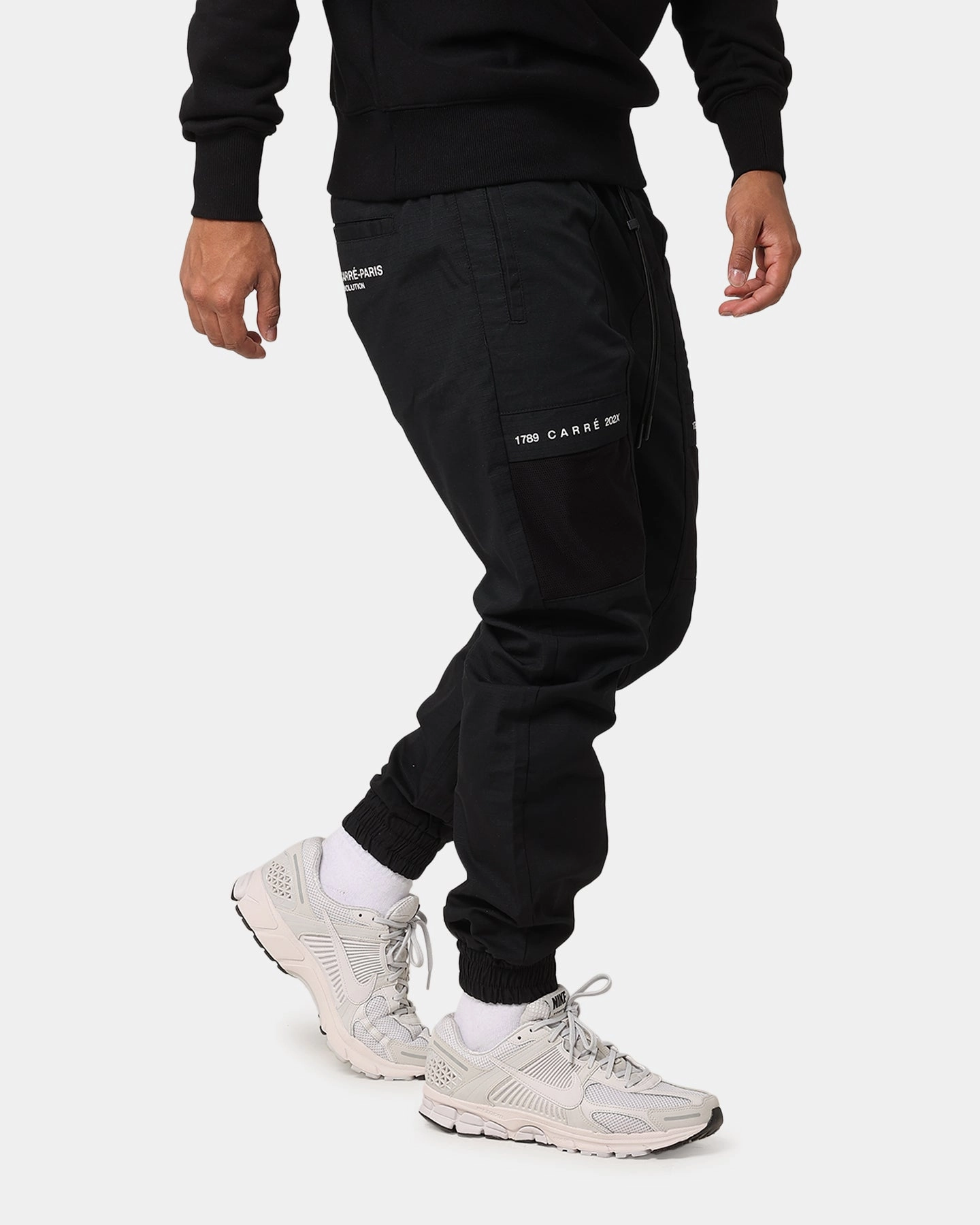 Practical Fit Breathable Wearable Carr?? 202X Cargo Jogger Pants Black