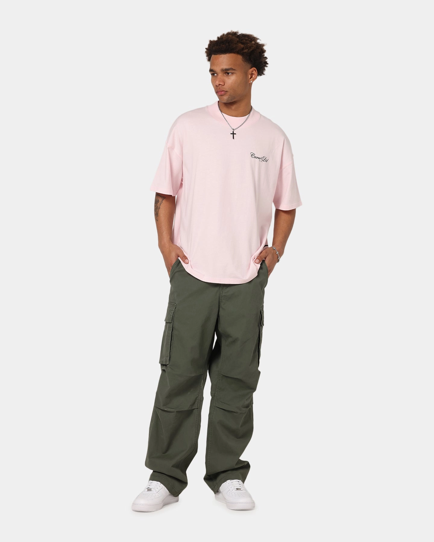 Carre Classic Cargo Pants Khaki Quick Conversion Hem