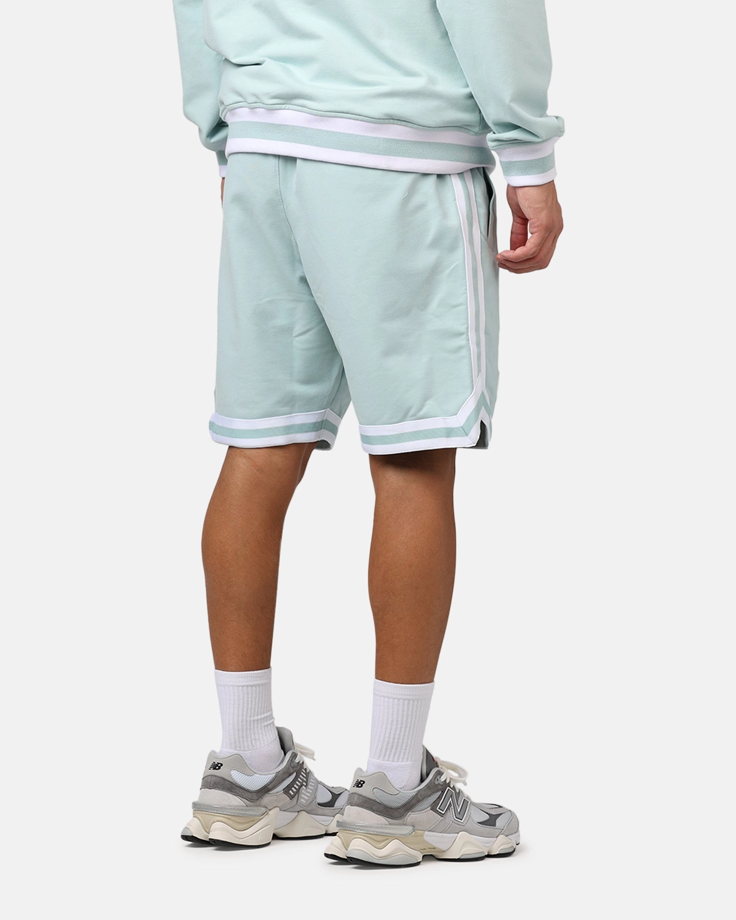 New Era Los Angeles Lakers 'Logo Select Mint' Shorts Mint/White Anti Slip Waistband