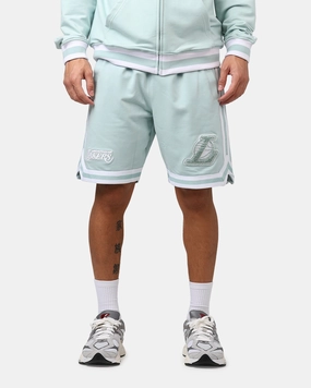 New Era Los Angeles Lakers 'Logo Select Mint' Shorts Mint/White transportation industry winter shorts