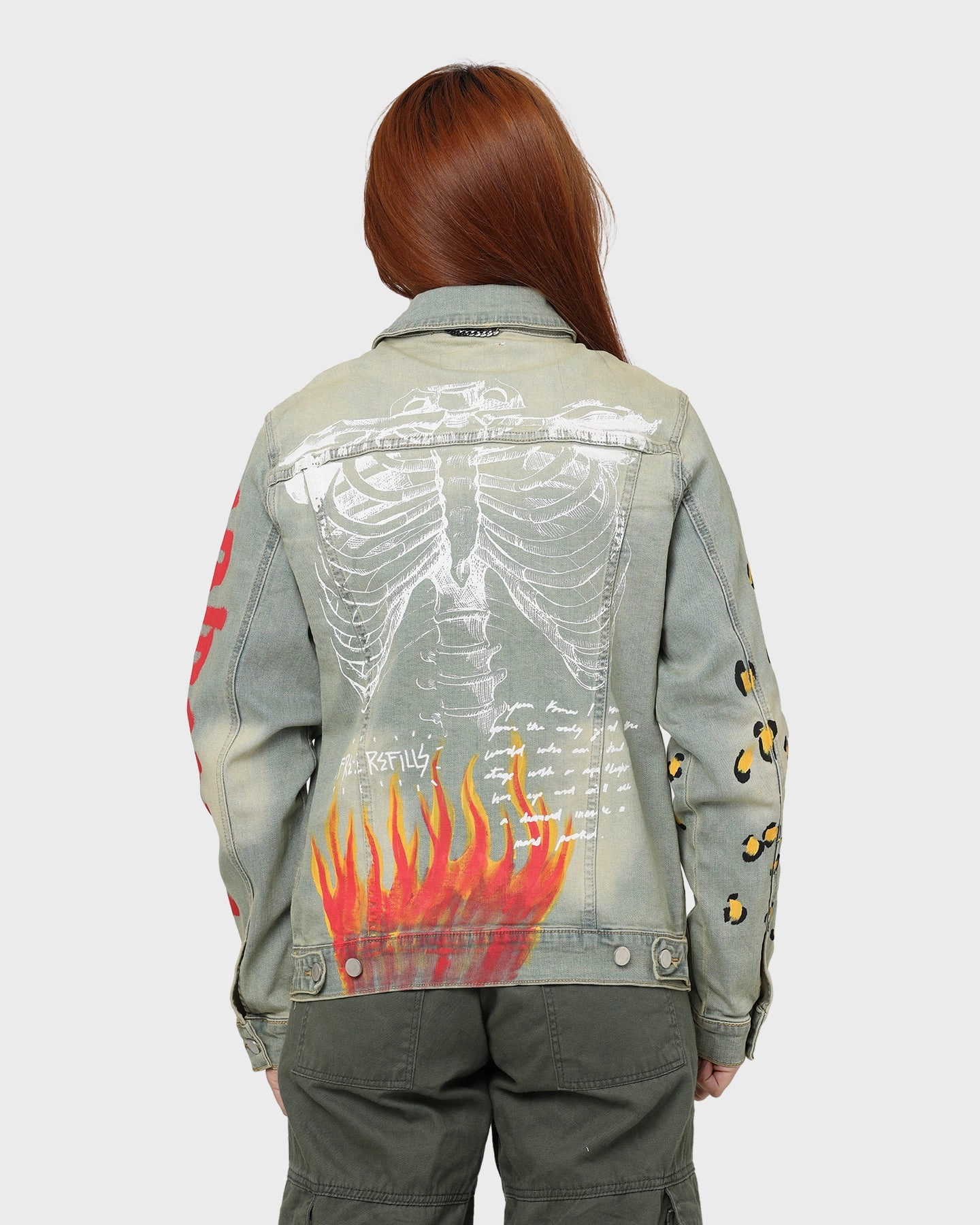 Lifted Anchors Detention Denim Jacket Blue Dual Layer Ventilation UV-protection