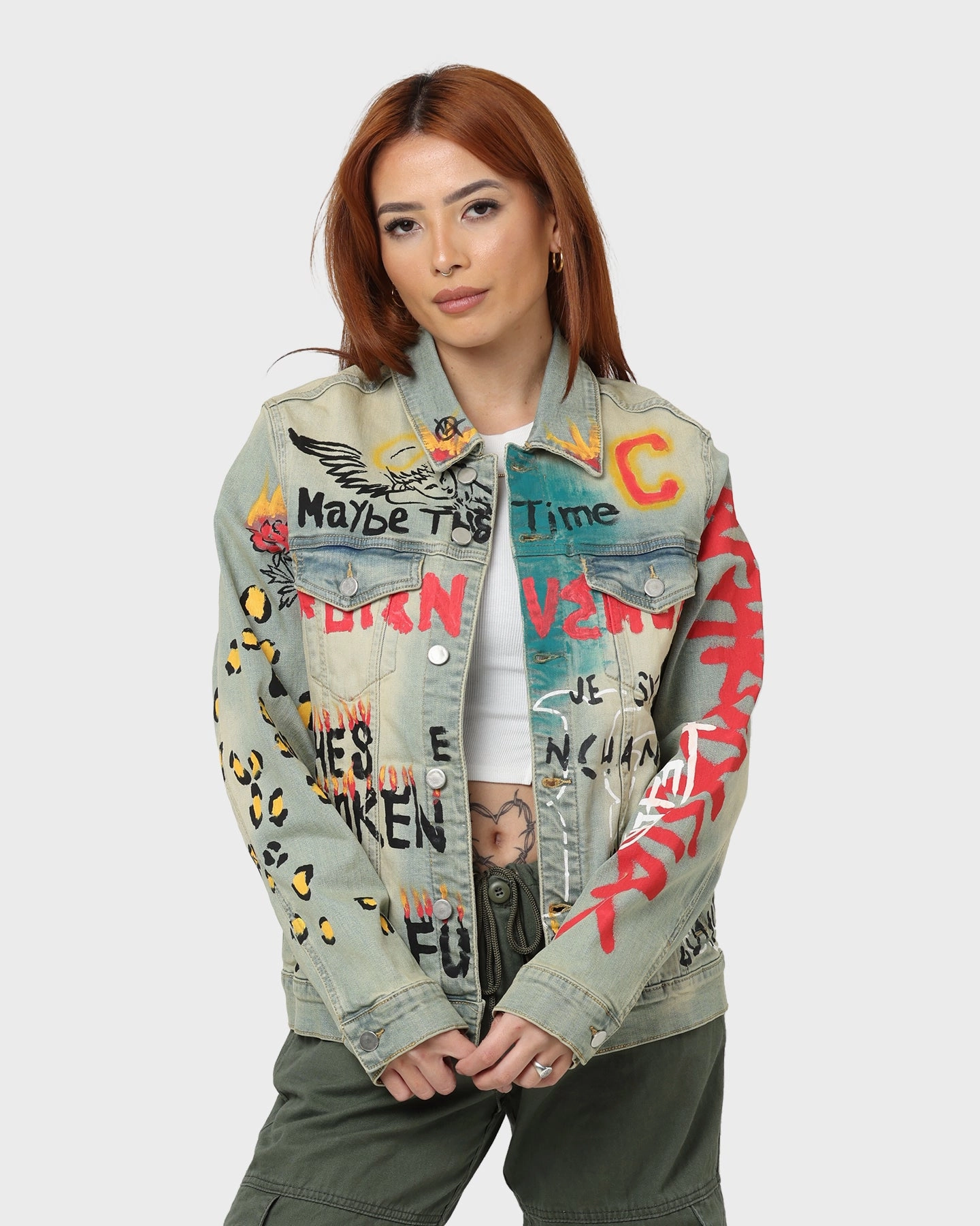 Lifted Anchors Detention Denim Jacket Blue Water Resistant