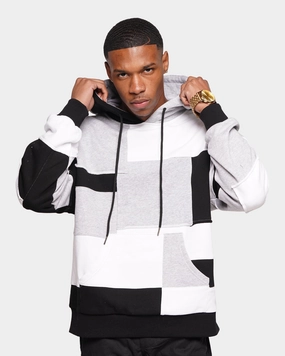 Interchangeable Collar System XXIII Jansen Monotone Hoodie Black/White