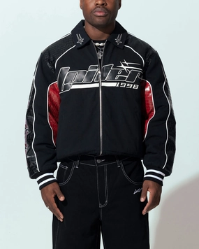 Collarless Feedback Loiter Formula Jacket Black/Red