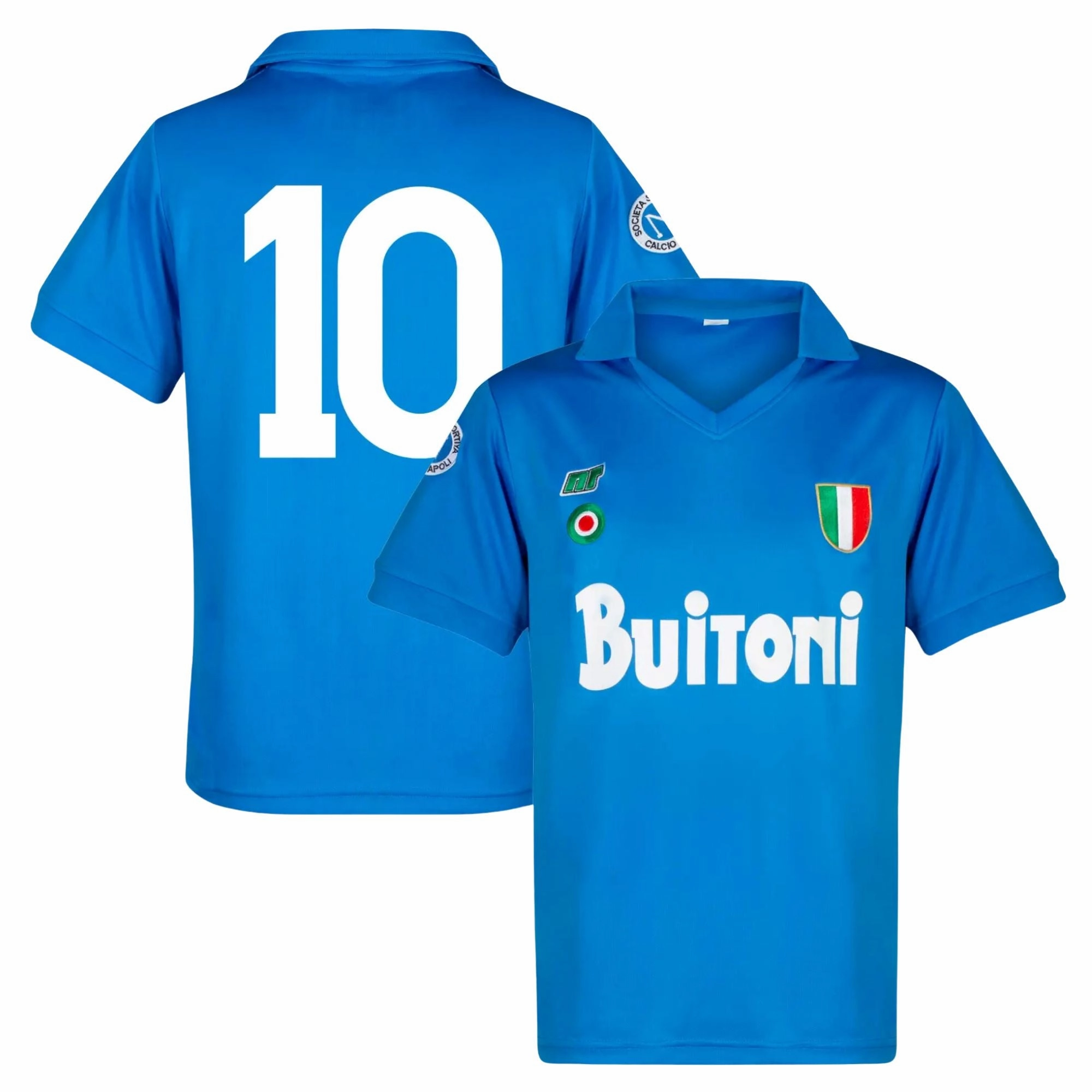 Bonded Stitch Details Endurance Gear Napoli Kids Retro 1987/88