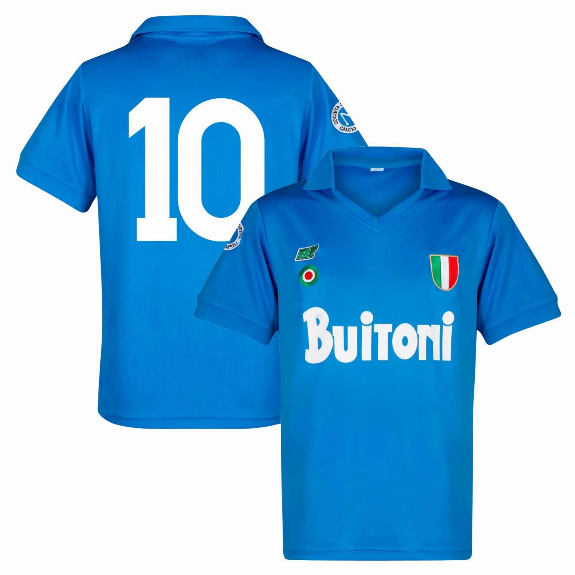Napoli Kids Retro 1987/88 Non Chafing Neckline