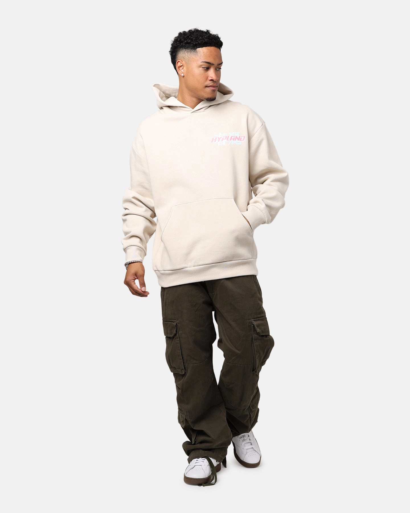 Hypland X Street Fighter Chun Li Hoodie Cream Adore