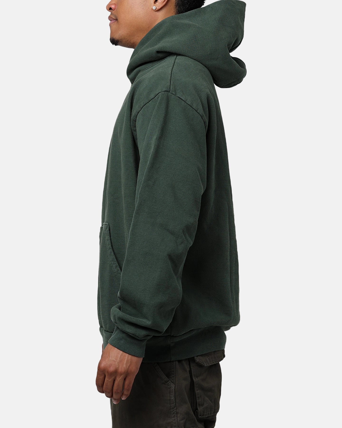 Culture Kings CK Embroidered Hoodie Green Belted