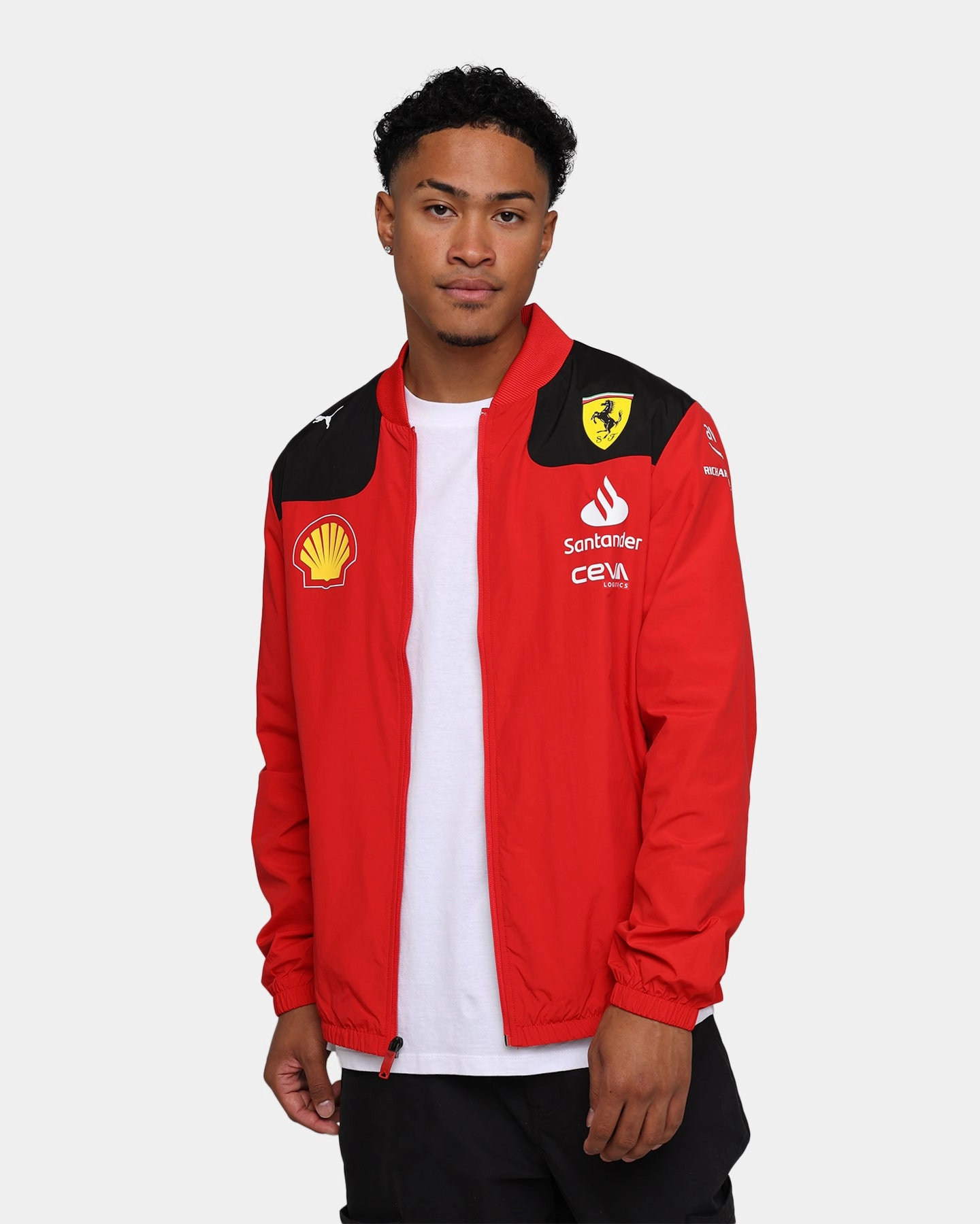 Puma X Scuderia Ferrari Team Jacket Rosso Corsa Rugged Durability All Day Comfort