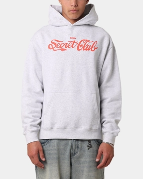 Secret Club Enjoy Hoodie Ash Simple Outfit