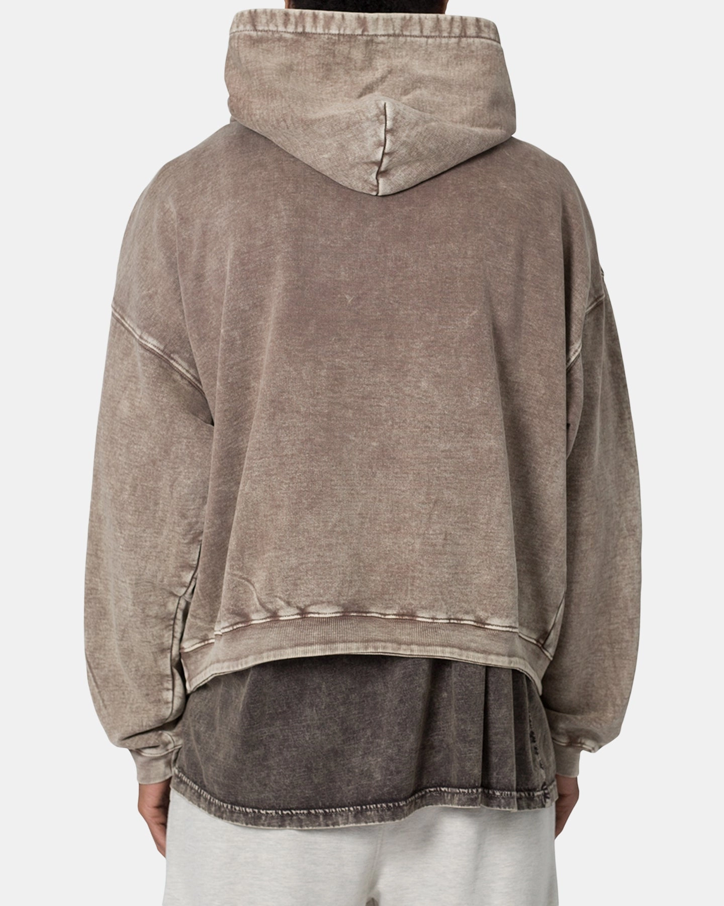 suitable for extreme sports MNML Washed Acid Hoodie Brown