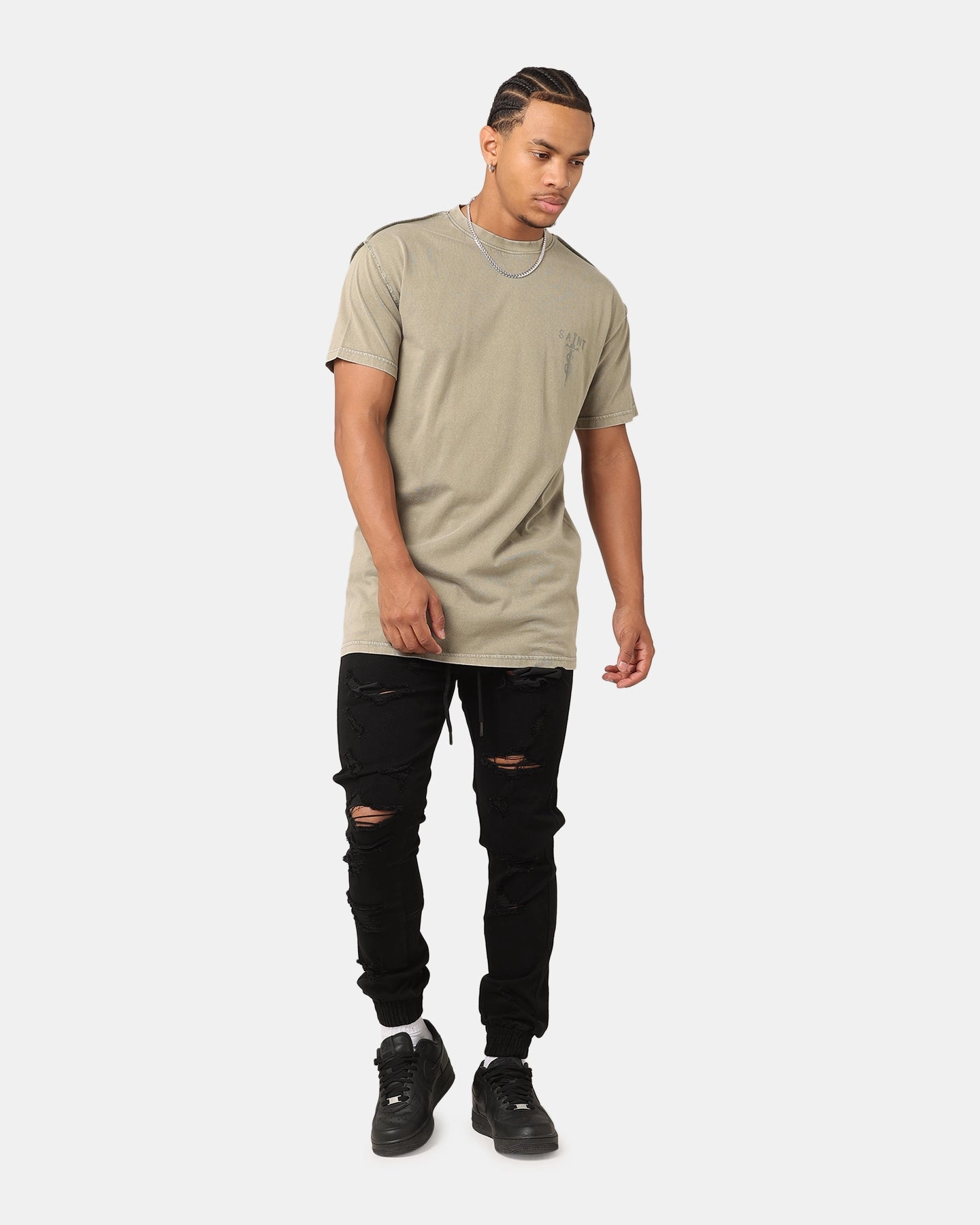 Outdoor Style Saint Morta Daggers Lafayette T-Shirt Vintage Khaki