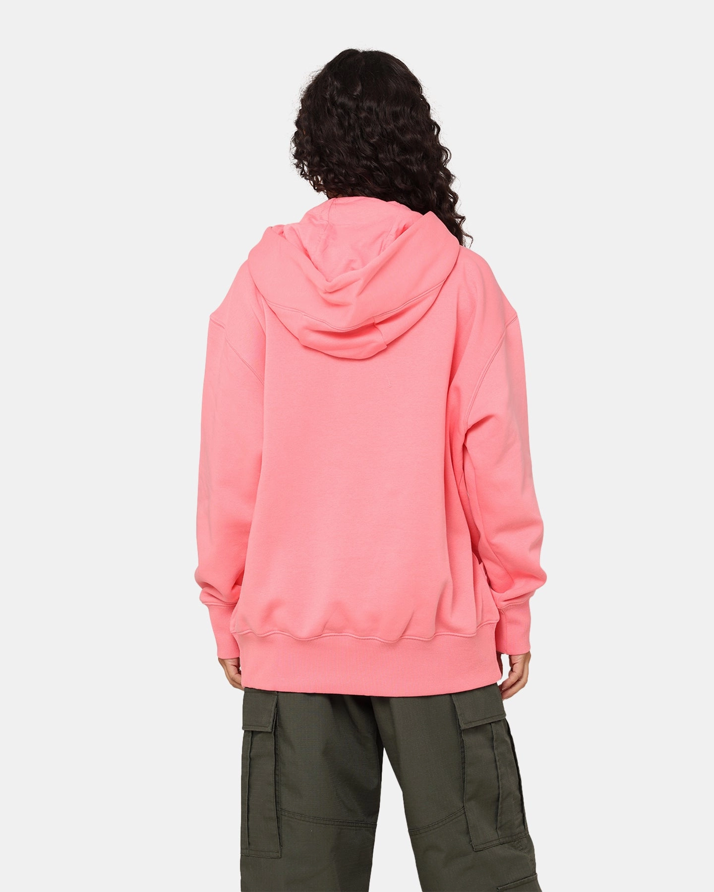 Double Layer Closure motorcycle Nike Women's Sportswear Phoenix Fleece Oversized Pullover Hoodie Coral Chalk/Sail