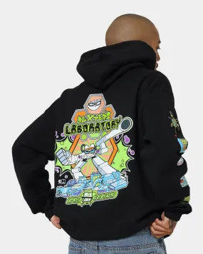 American Thrift Dexter Vintage Hoodie Black Neutral Multipanel Construction