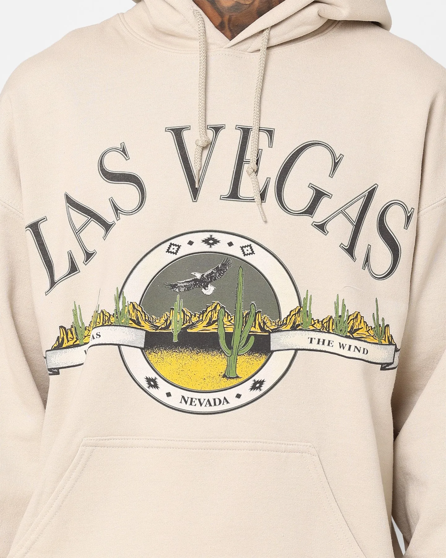 American Thrift Wild As The Wind Hoodie Sand Method Raglan Sleeve Construction