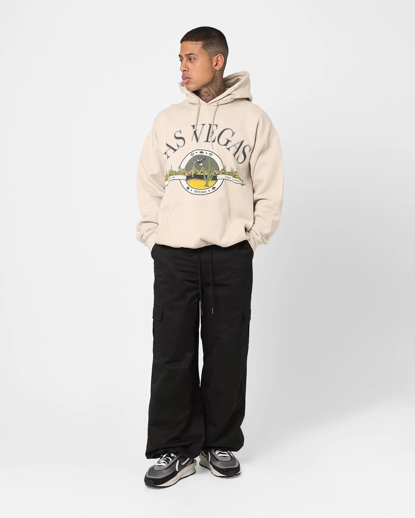 Silicone Grip Trim American Thrift Wild As The Wind Hoodie Sand