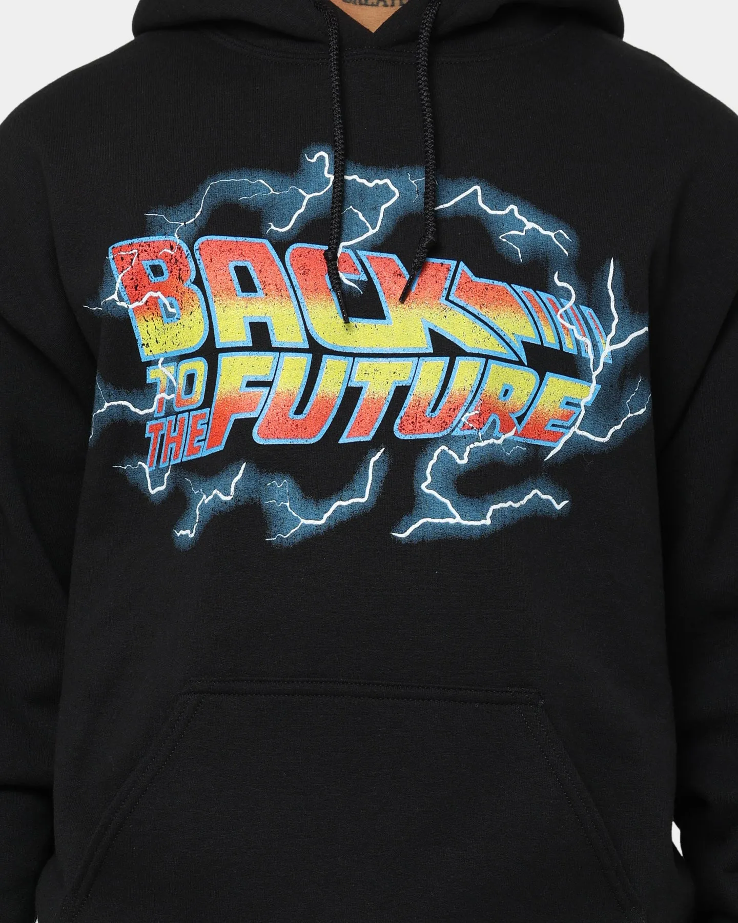 American Thrift X Back To The Future Back To The Future 1 Hoodie Black Trendy Accessory