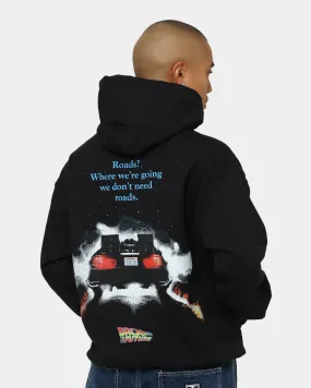 Sporty American Thrift X Back To The Future Back To The Future 1 Hoodie Black