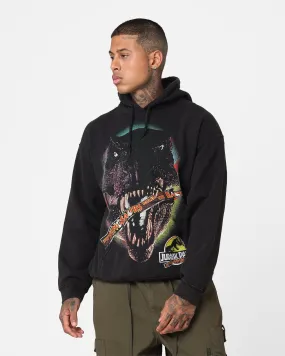 American Thrift X Jurassic Park 30th Anniversary Hoodie Black Wash Agree