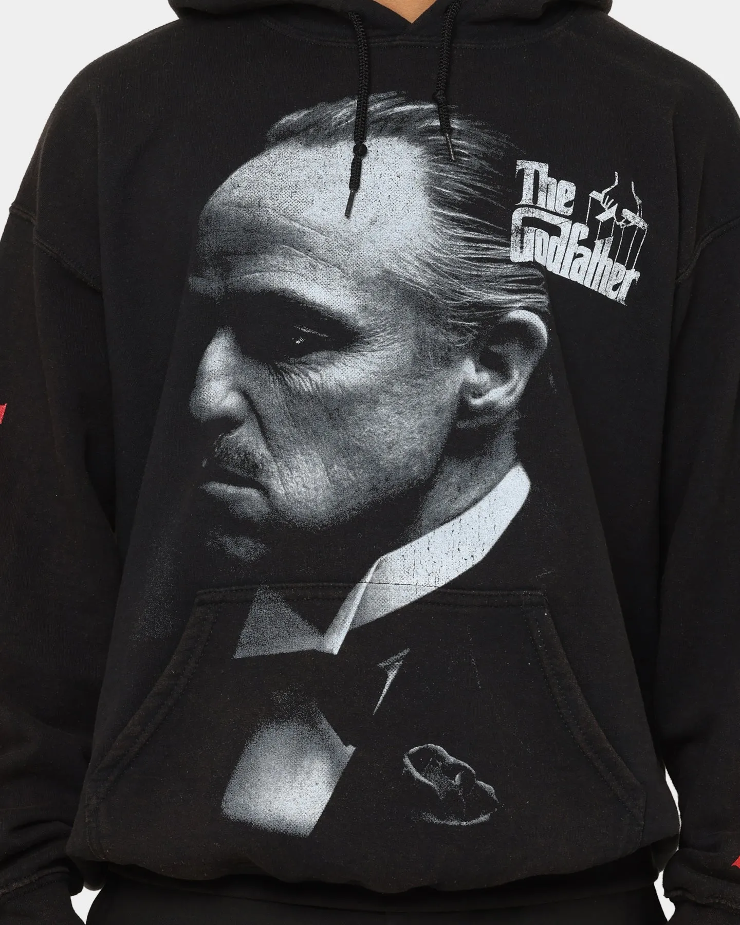 Low Maintenance American Thrift X The Godfather The Godfather Vintage Hoodie Black Wash