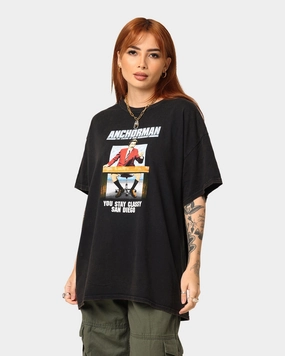 Casual Layers MultiPly Fabric American Thrift American Thrift X Anchorman Anchorman T-Shirt Black Wash