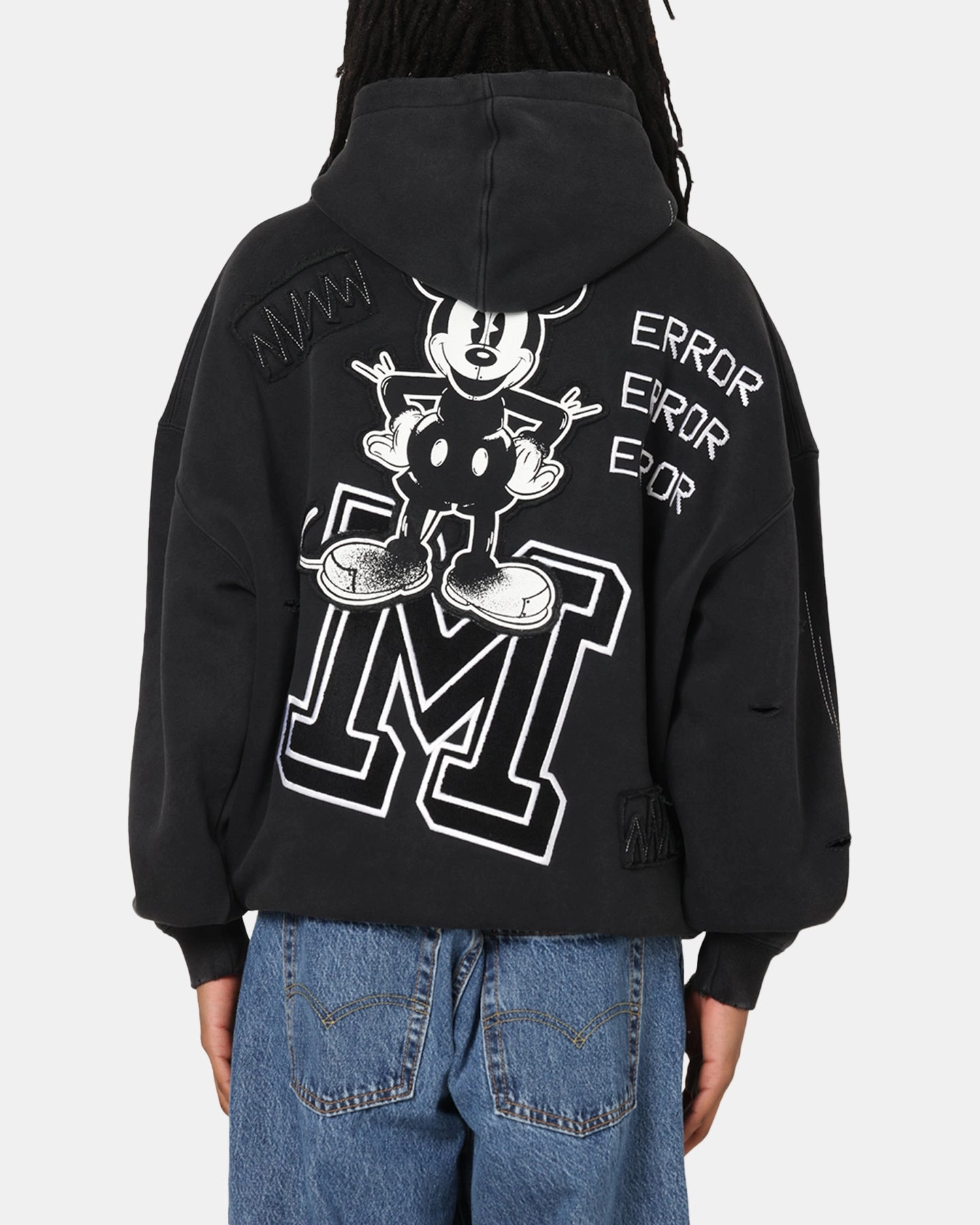 American Thrift Disney Mickey Prototype 001 Hoodie Black Sports Apparel