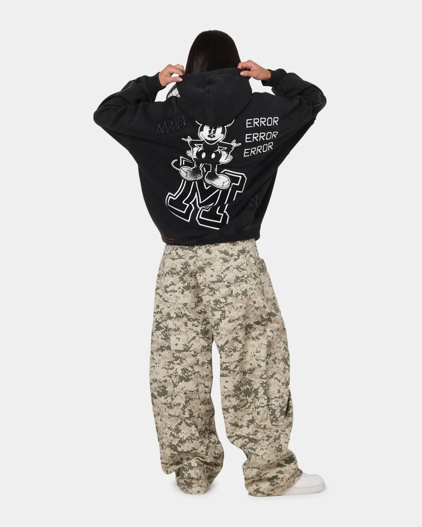 Sleepwear swimming cover-up American Thrift Disney Mickey Prototype 001 Hoodie Black