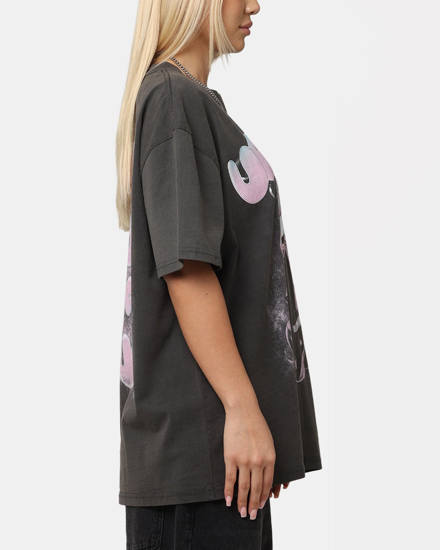 American Thrift Disney The Little Mermaid Ursula Heavyweight T-Shirt Black Wash Flexible Neckline