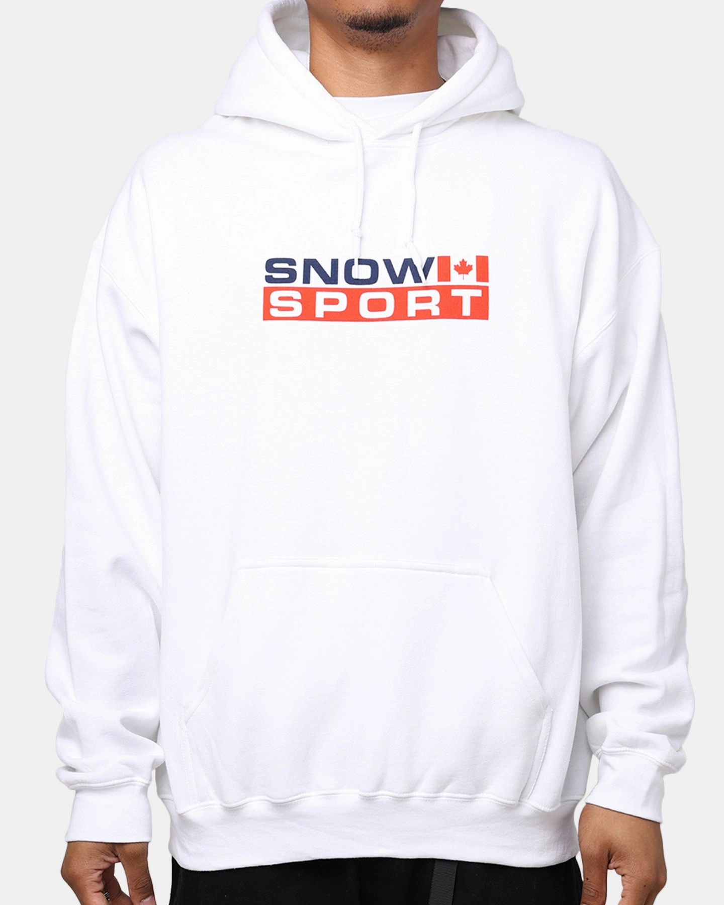 polka dotted American Thrift Snow Sport Hoodie White
