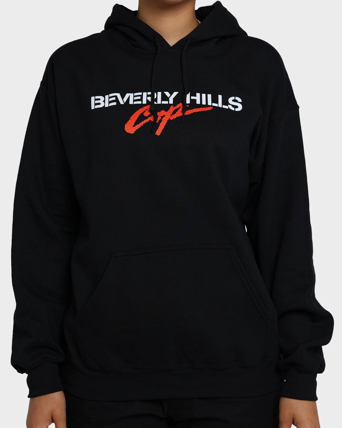 Everyday Fit American Thrift X Beverly Hills Cop Logo Hoodie Black