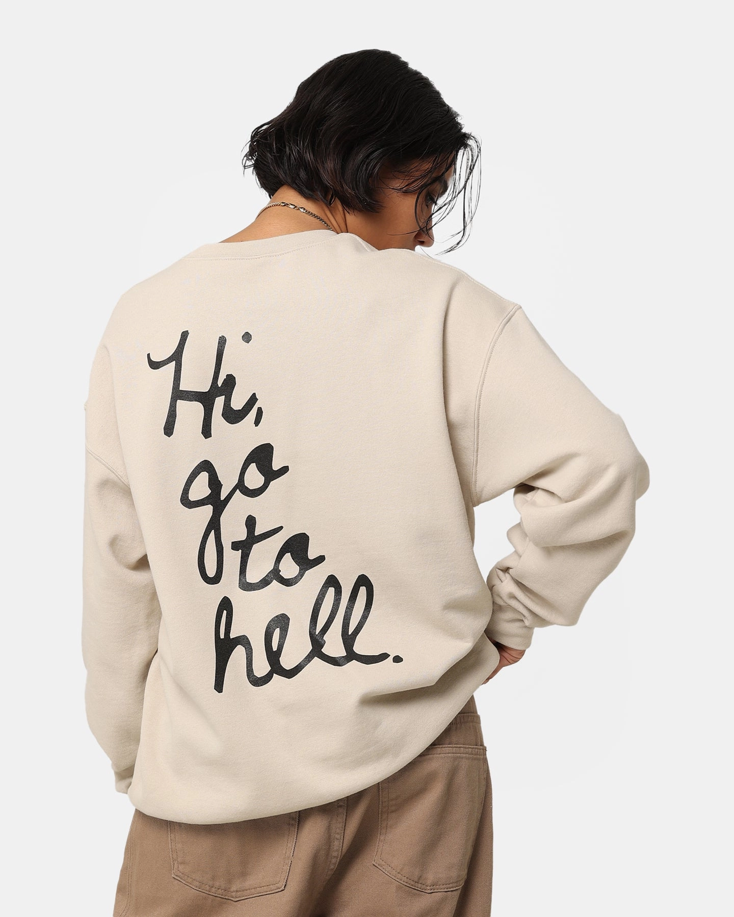 NonRestrictive Cut American Thrift X Daria Daria Poster Crewneck Stone