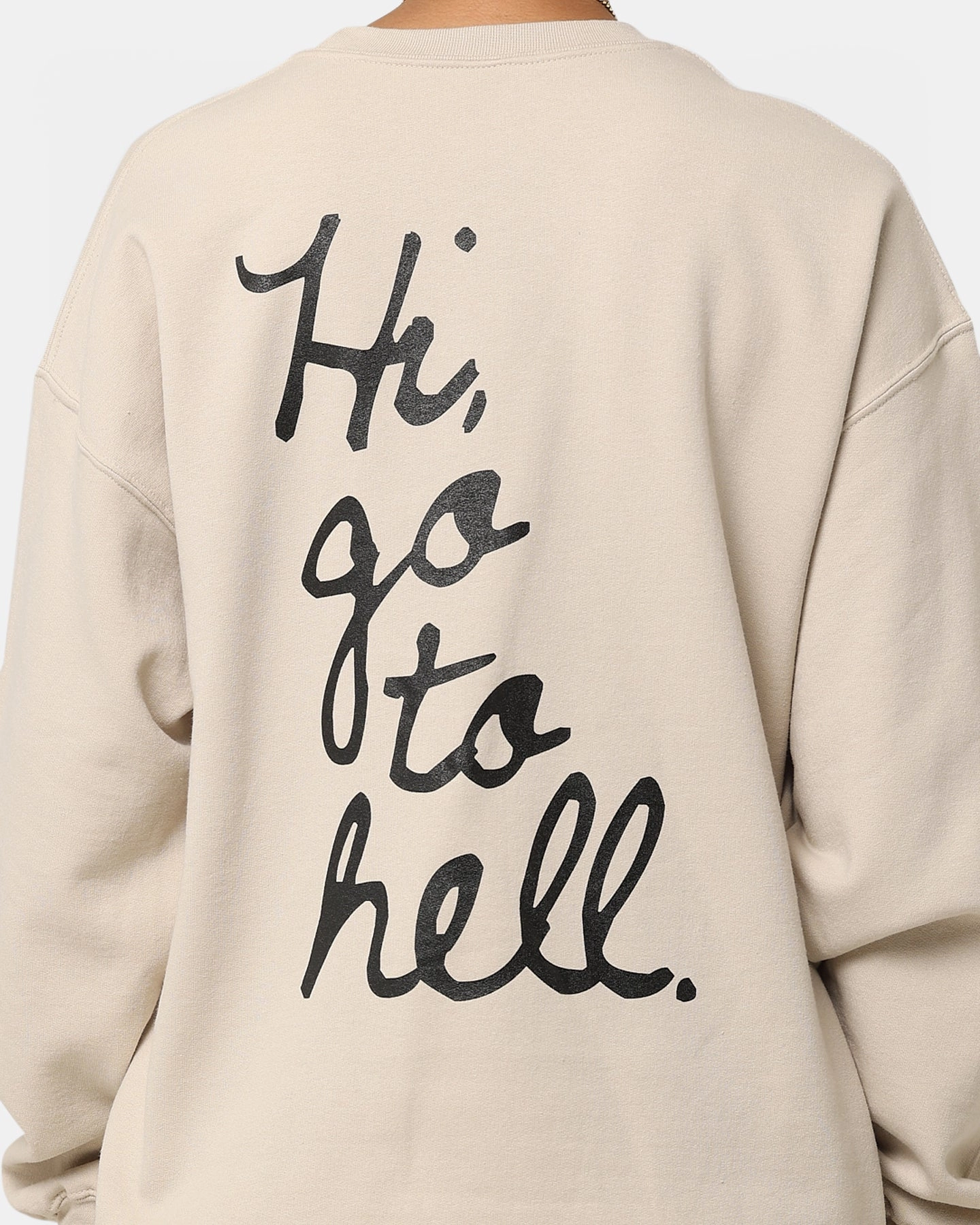 Circular Knit Construction American Thrift X Daria Daria Poster Crewneck Stone