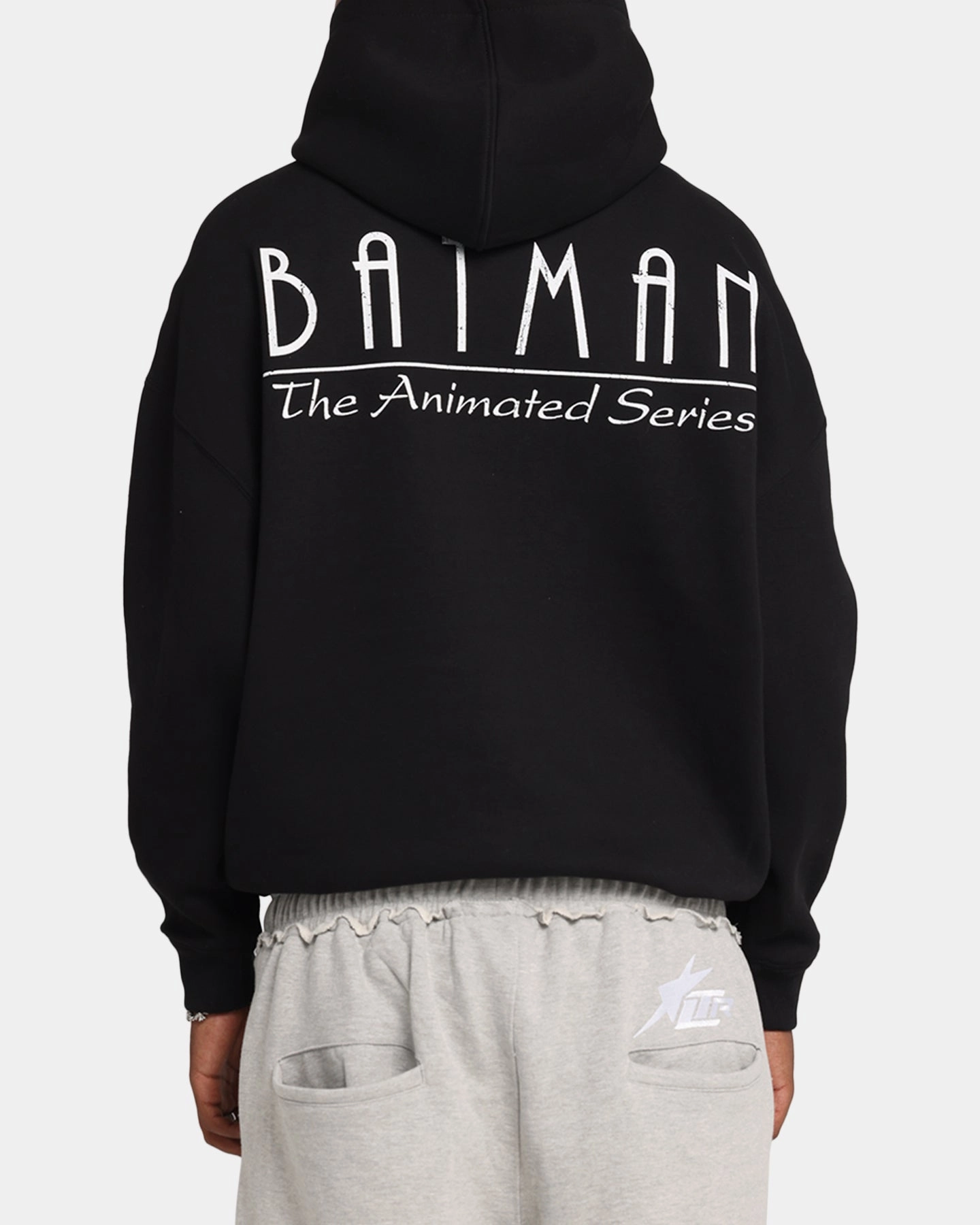 American Thrift X DC Batman The Animated Premium Hoodie Black Durable Zipper